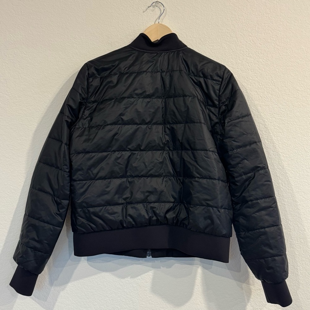 Lululemon Non-Stop Bomber Jacket Textured in
Black Size 10 - Picture 5 of 10